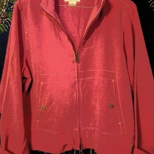 100% Rose Pink Silk Jacket limited style